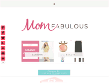 Tablet Screenshot of momfabulous.com